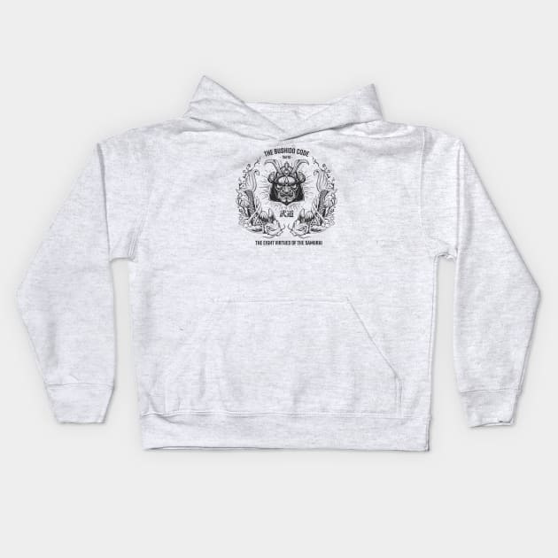 The Bushido Code Kids Hoodie by Karate Panda